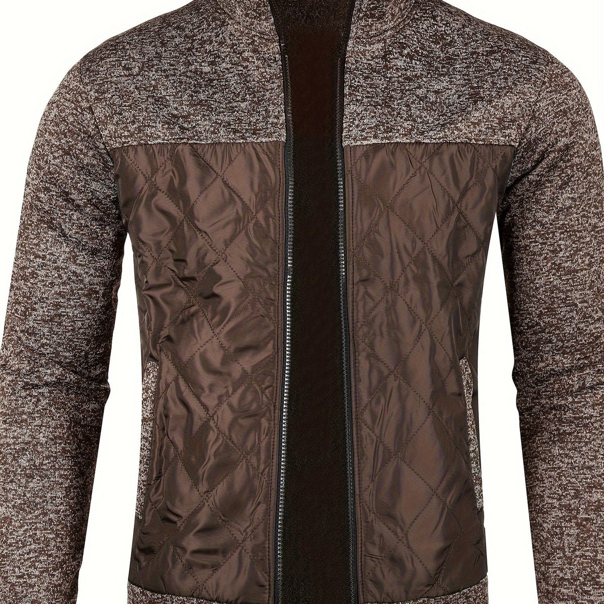LAURENT MONACO | VESTE À COL MONTANT ET FERMETURE ÉCLAIR POUR HOMMES