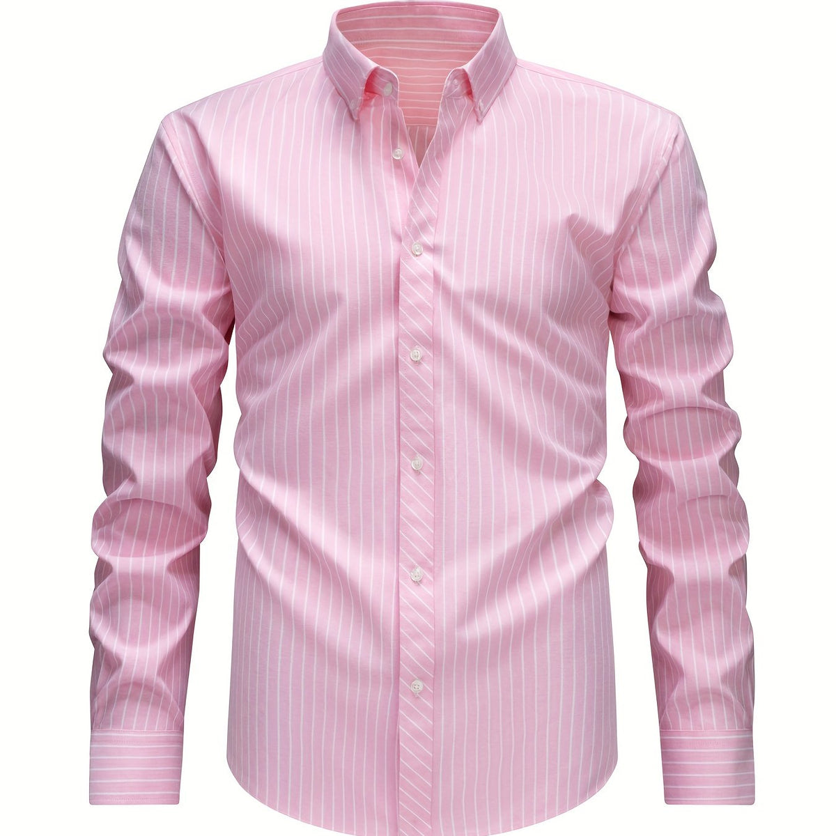 LAURENT MONACO | CHEMISE À RAYURES ET BOUTONS POUR HOMMES
