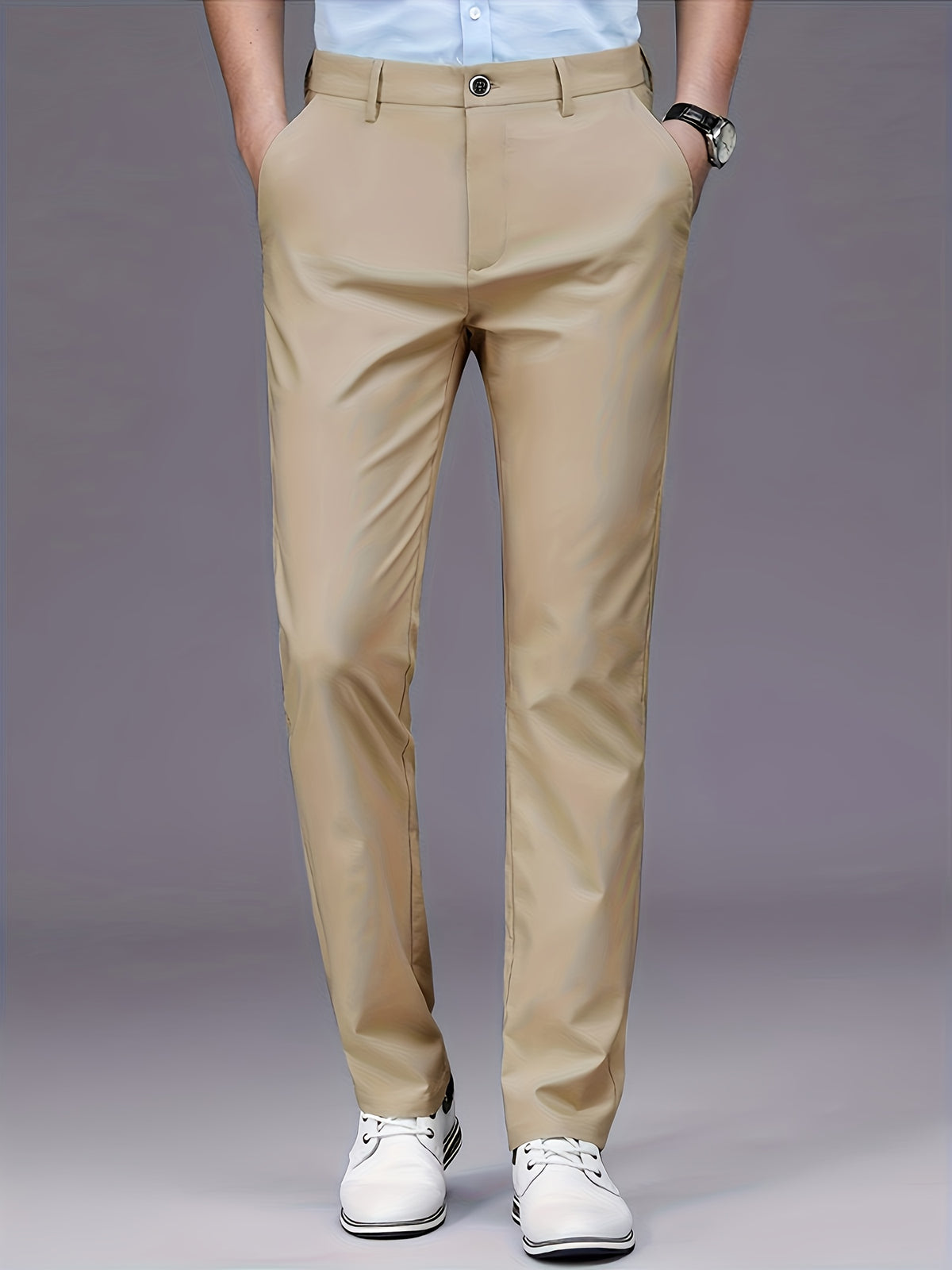 LAURENT MONACO | PANTALON BASIC À JAMBE DROITE POUR HOMMES