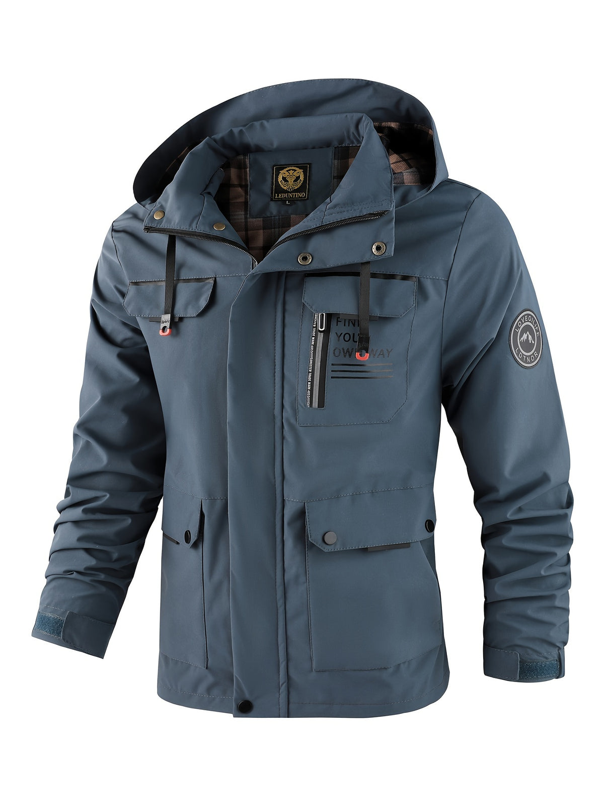 LAURENT MONACO | VESTE À CAPUCHE ET FERMETURE ÉCLAIR POUR HOMMES