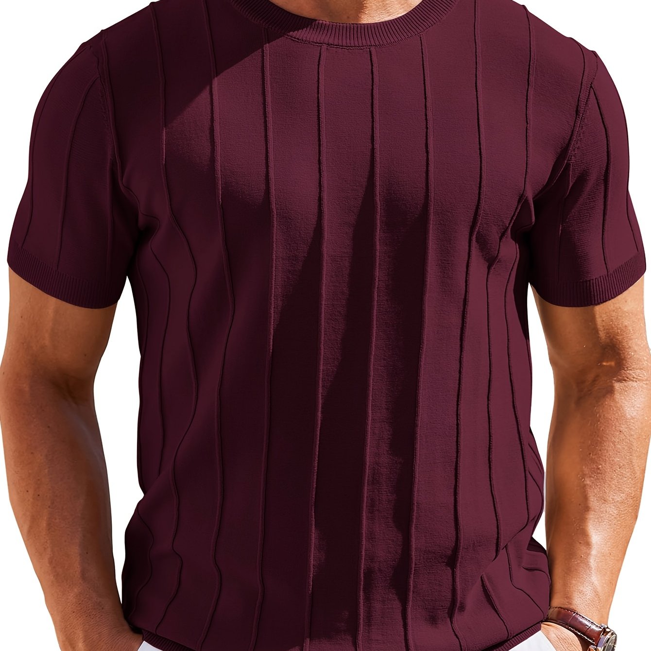 LAURENT MONACO | CHEMISE EN MAILLE COTONNÉE POUR HOMMES