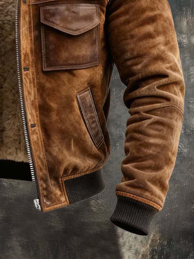 LAURENT MONACO | VESTE DOUBLÉE SHERPA POUR HOMME