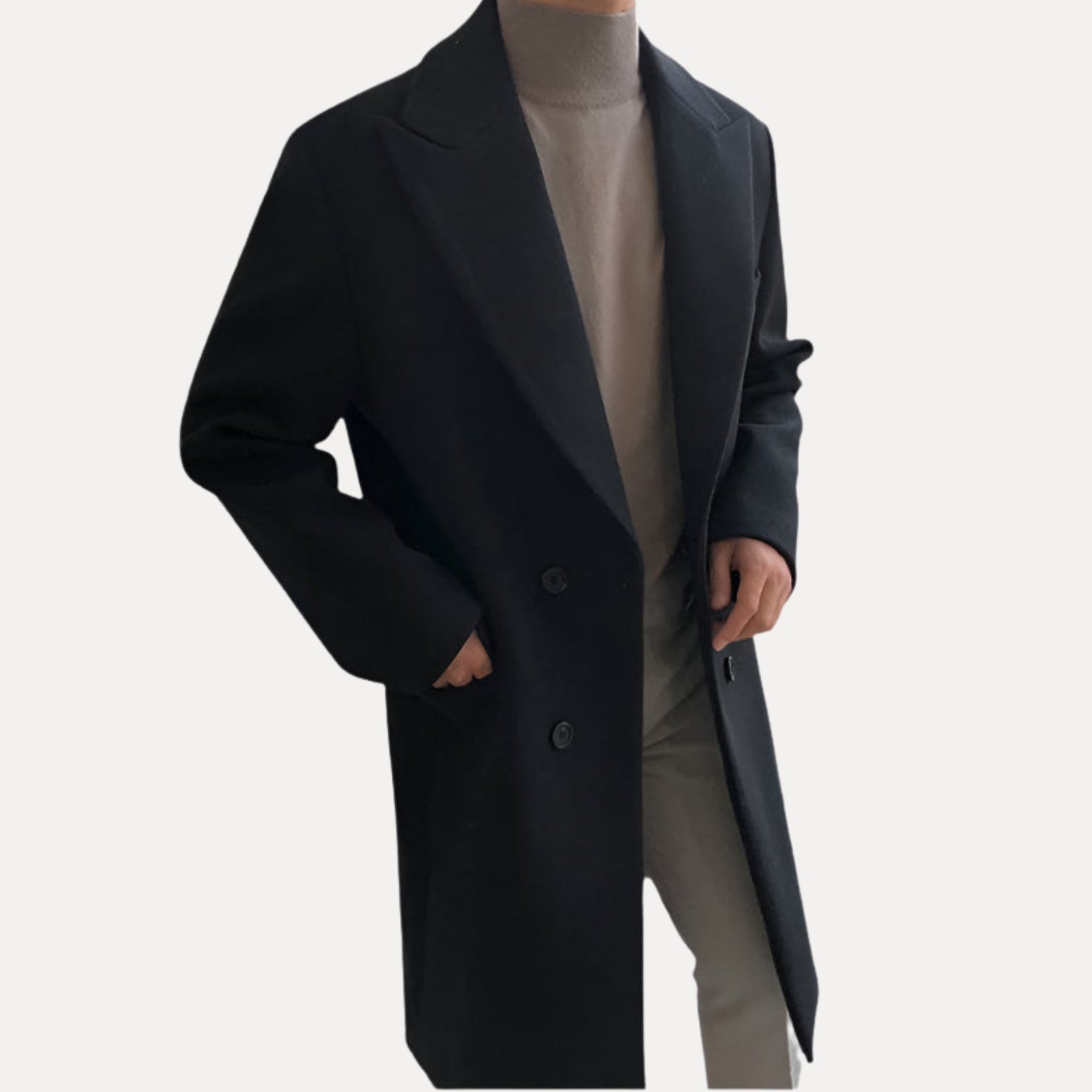 LAURENT MONACO | MANTEAU DOUBLÉ ÉLÉGANT POUR HOMME