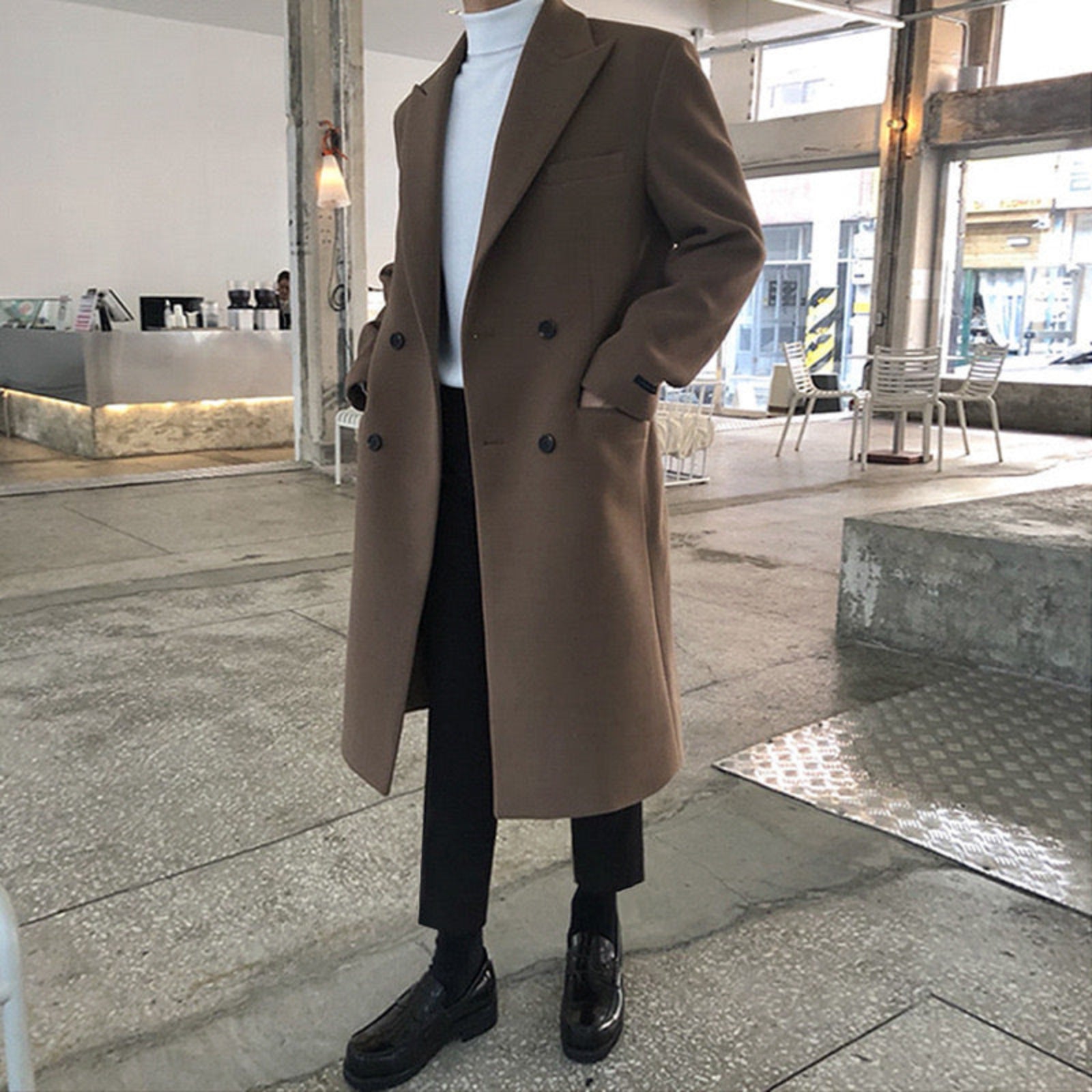 LAURENT MONACO | MANTEAU DOUBLÉ ÉLÉGANT POUR HOMME