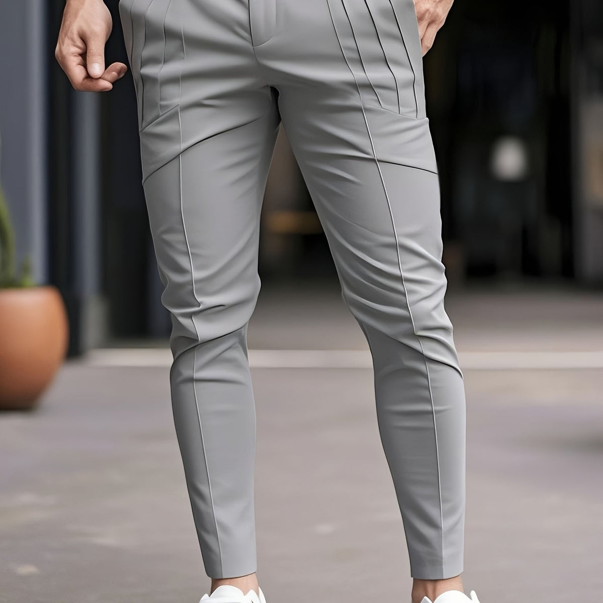 LAURENT MONACO | PANTALON SLIM CASUAL POUR HOMMES