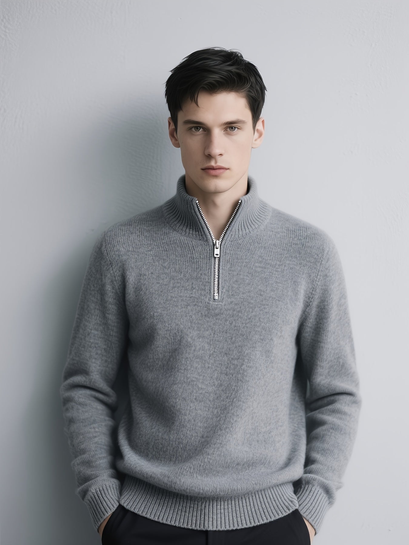 LAURENT MONACO | PULL À COL MONTANT POUR HOMMES