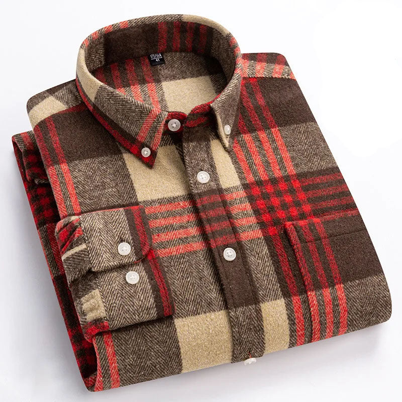 LAURENT MONACO | CHEMISE EN FLANELLE POUR HOMMES