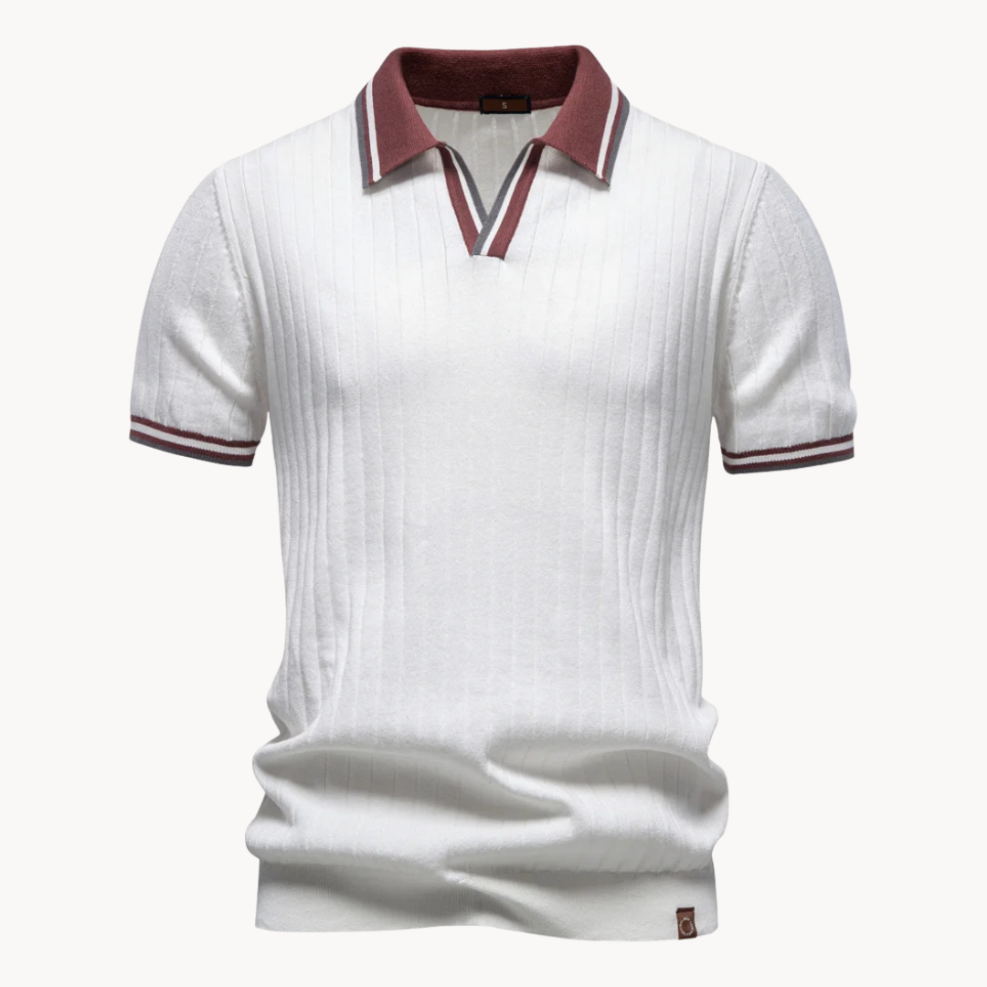 LAURENT MONACO | POLO EN MAILLE CLASSIQUE POUR HOMME