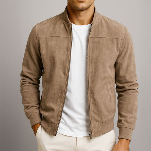 LAURENT MONACO | VESTE EN CUIR SUEDE URBAINE