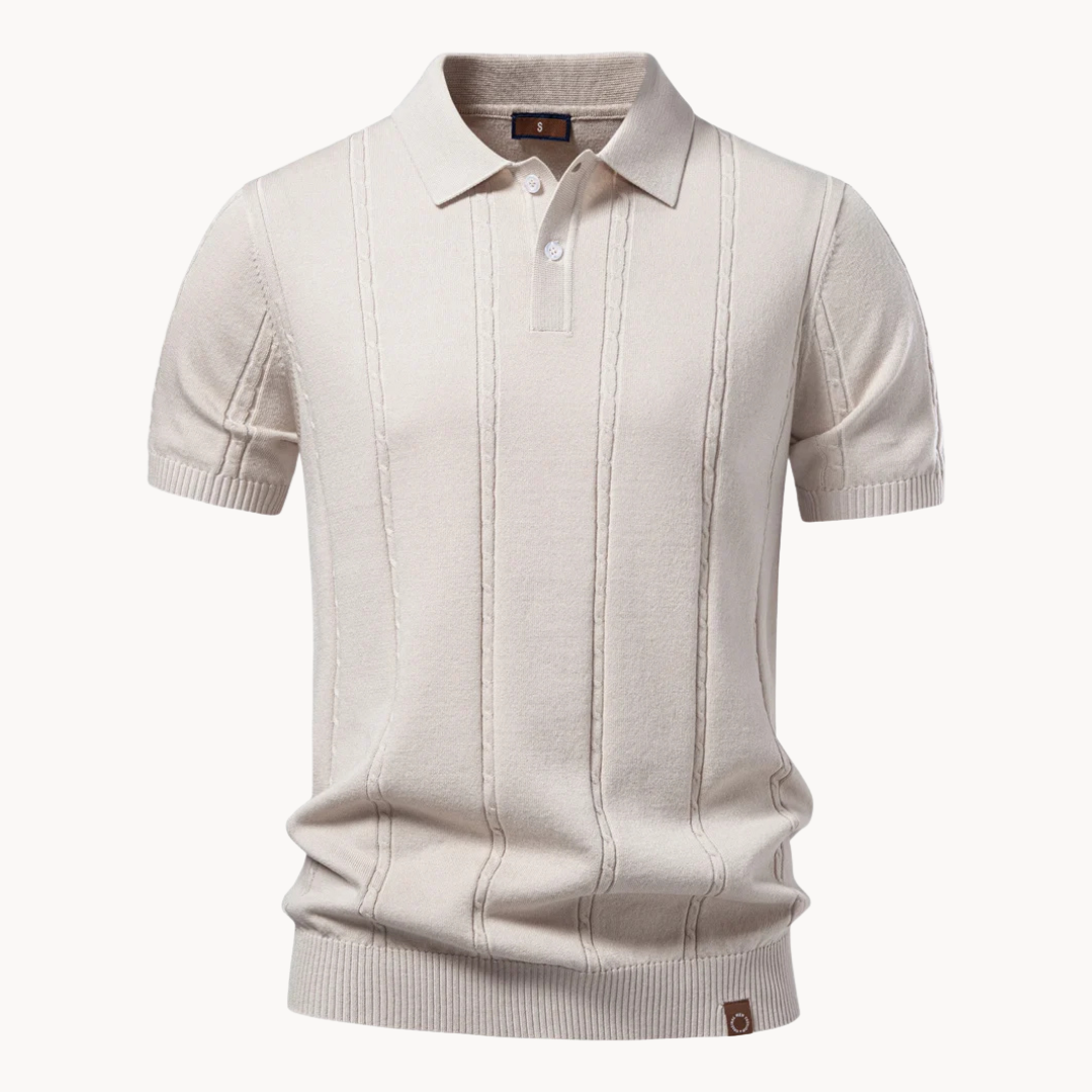 LAURENT MONACO | POLO EN TRICOT ÉLÉGANT POUR HOMMES