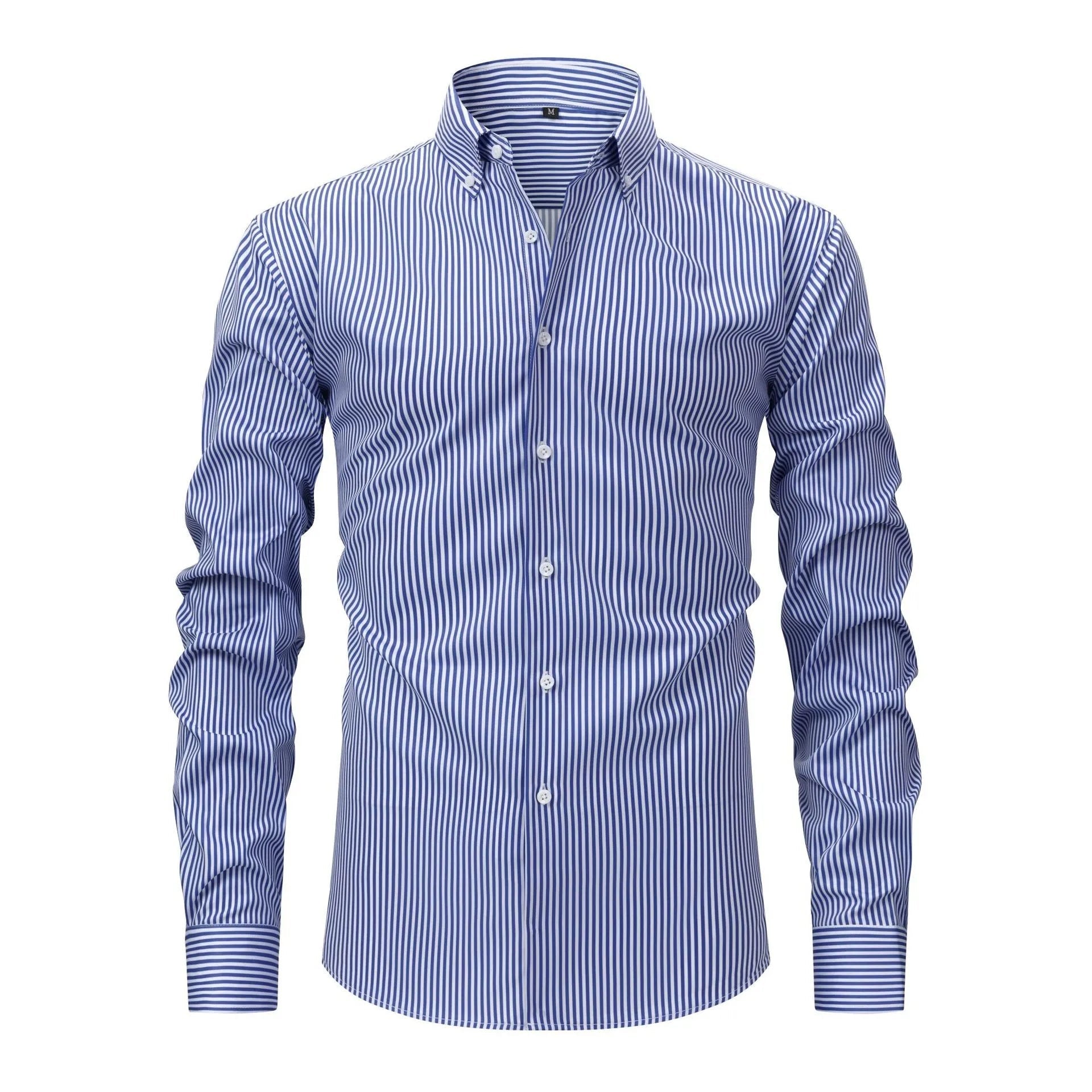 LAURENT MONACO | CHEMISE RAYÉE ÉLÉGANTE POUR HOMMES