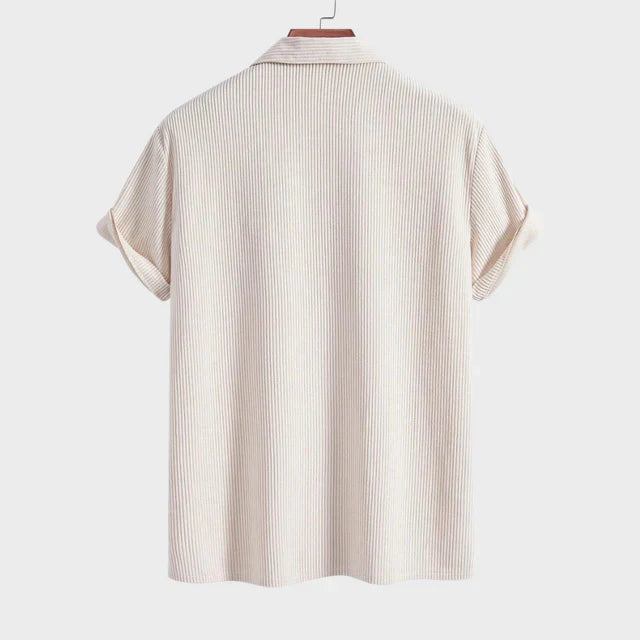 LAURENT MONACO | CHEMISE CUBA TEXTURÉE POUR HOMMES