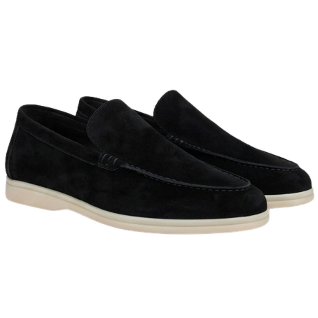 LAURENT MONACO | MOCCASINS EN DAIM CLASSIQUES POUR HOMMES