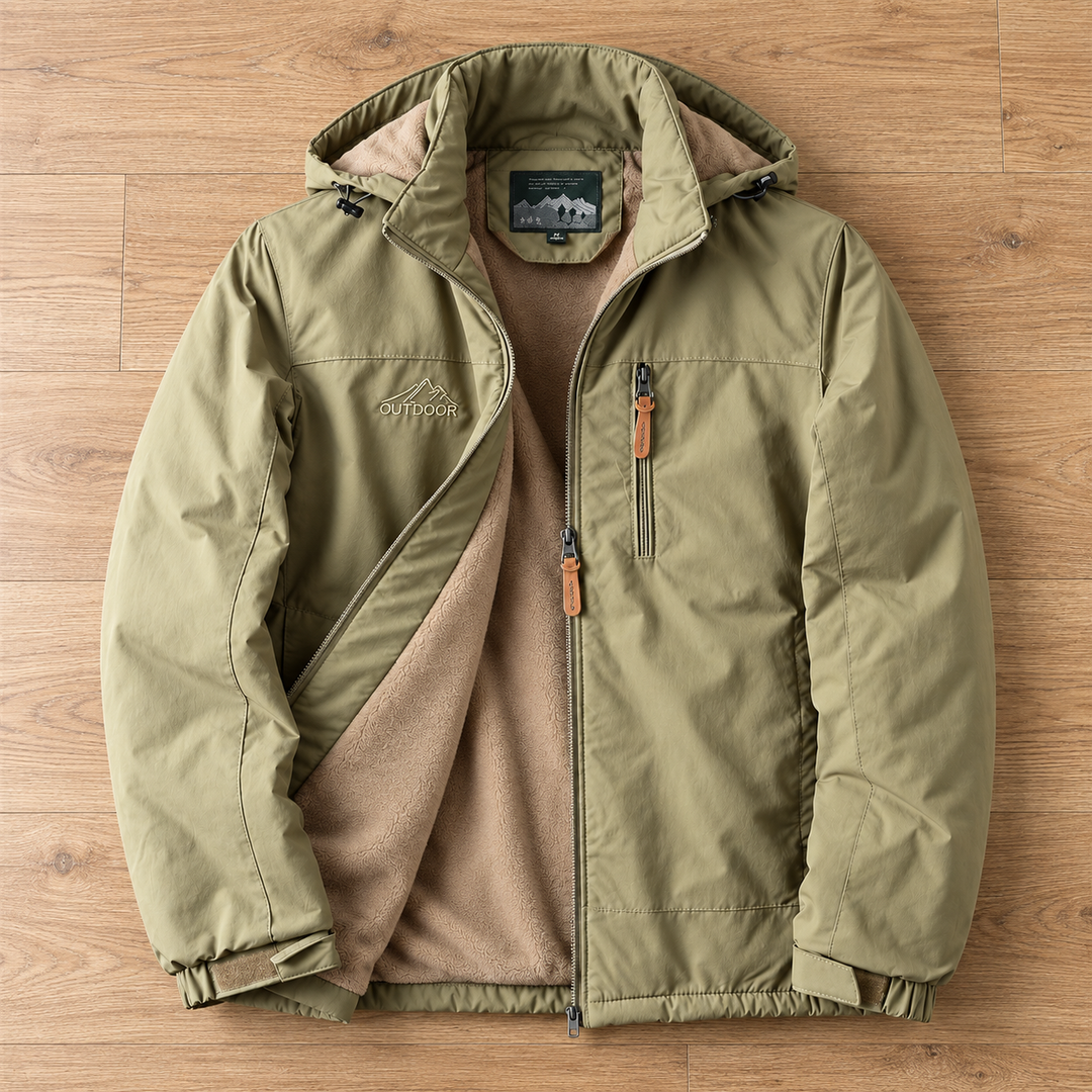 LAURENT MONACO | VESTE DE PLEIN AIR À CAPUCHE POUR HOMMES
