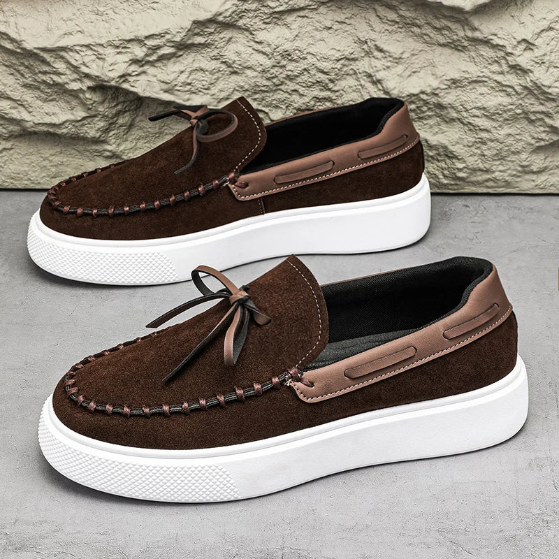LAURENT MONACO | CHAUSSURES ÉLÉGANTES EN DAIM POUR HOMMES