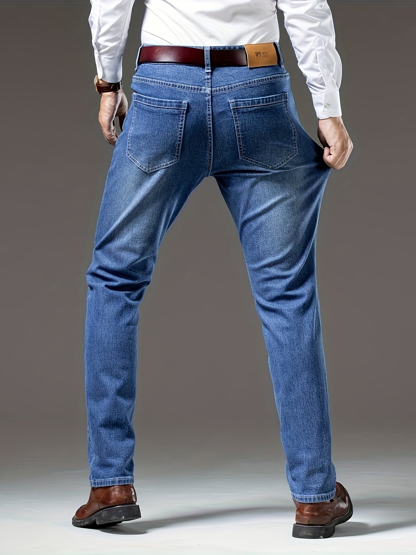 LAURENT MONACO | PANTALON EN DENIM DÉLAVÉ POUR HOMMES