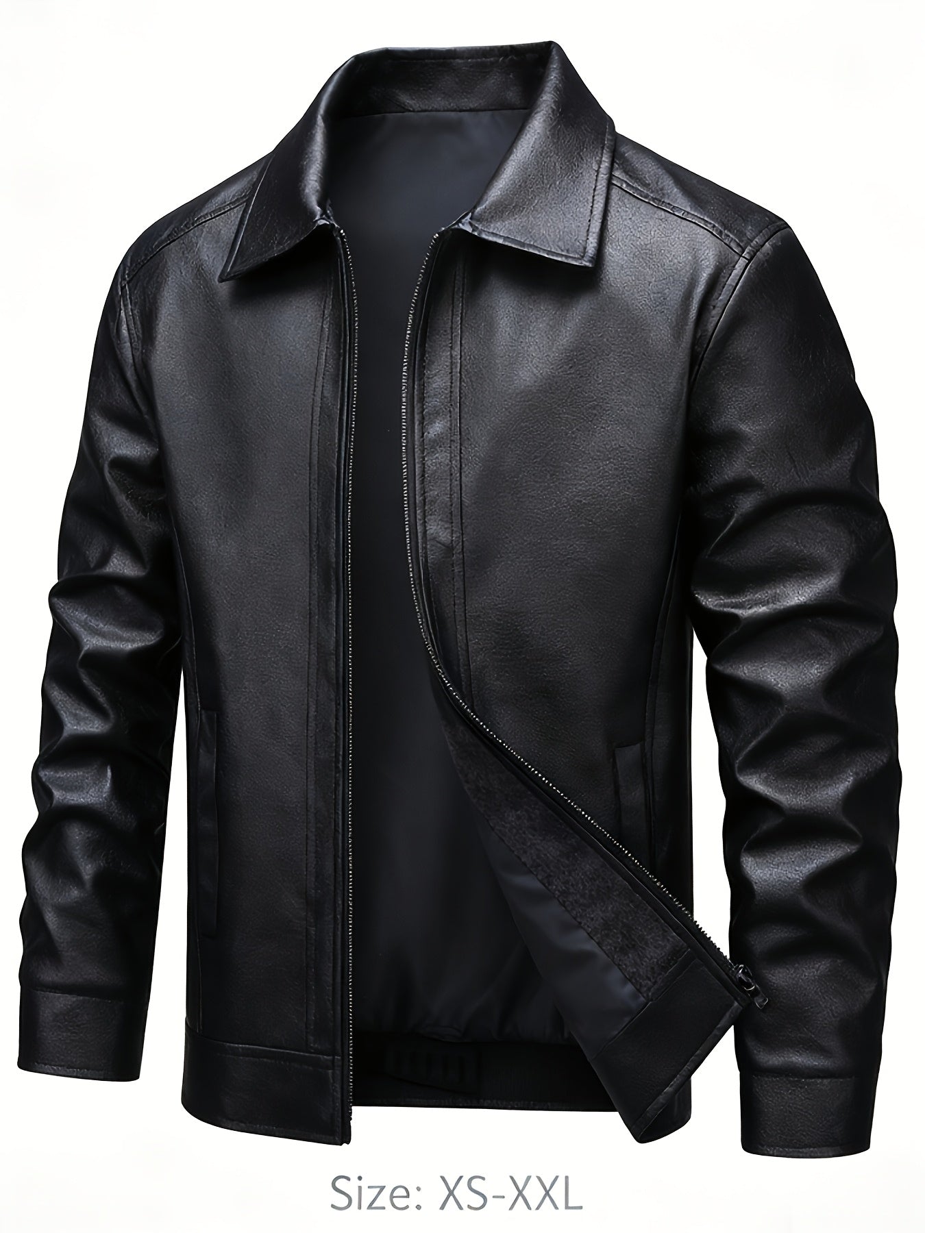 LAURENT MONACO | VESTE EN CUIR CLASSIQUE POUR HOMMES
