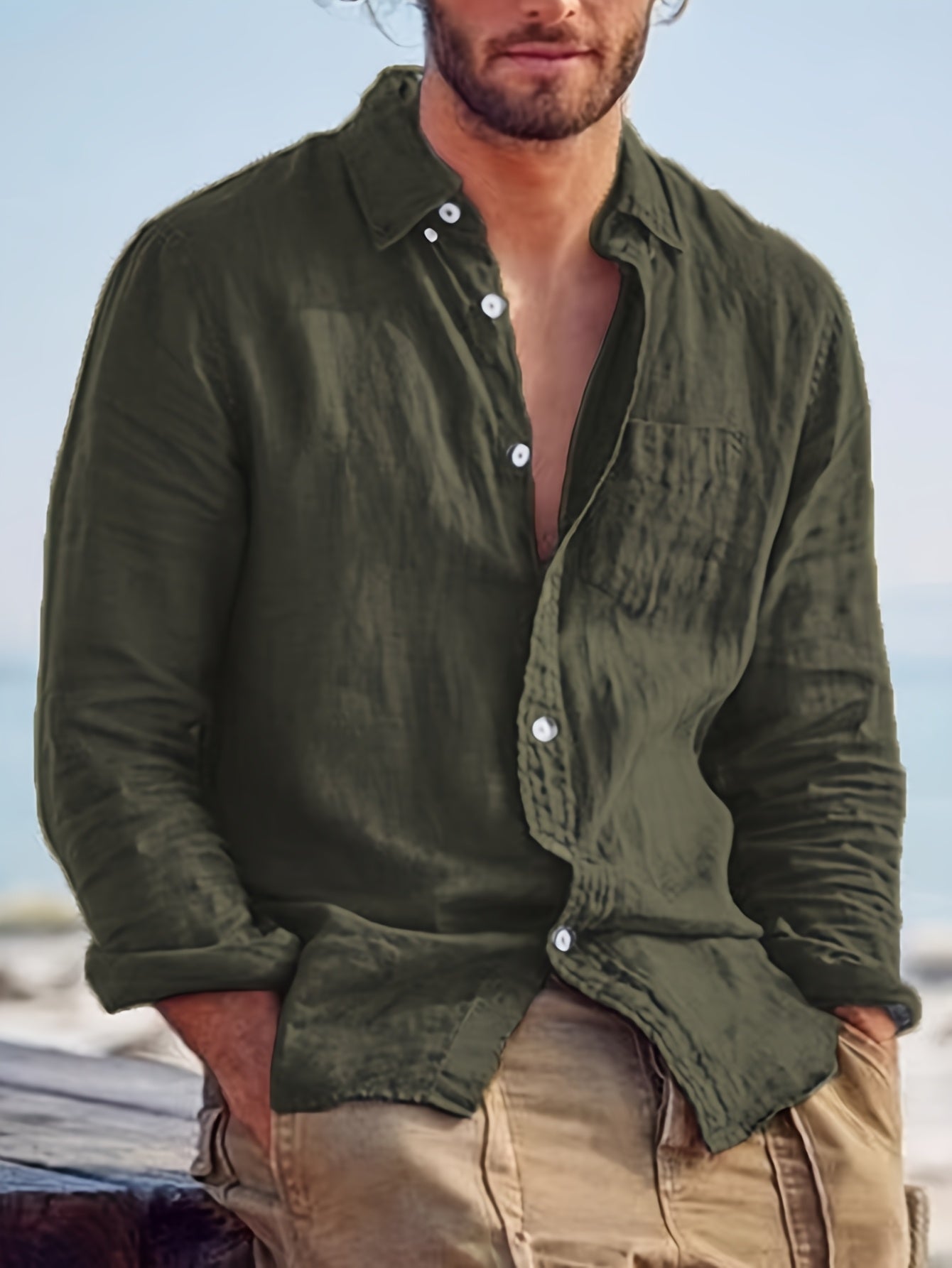 LAURENT MONACO | CHEMISE COTON POUR HOMMES