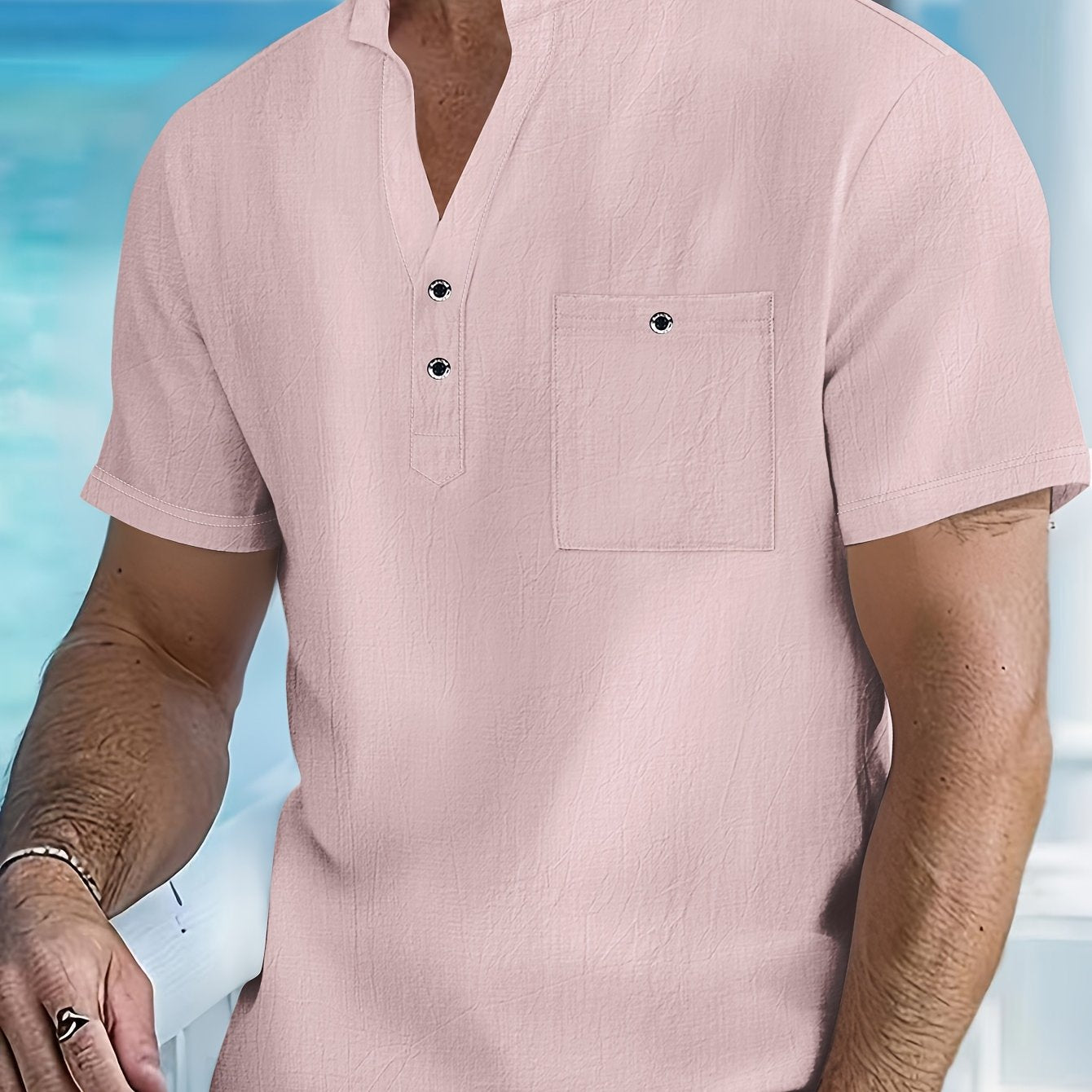 LAURENT MONACO | CHEMISE À COL QIPAO POUR HOMMES
