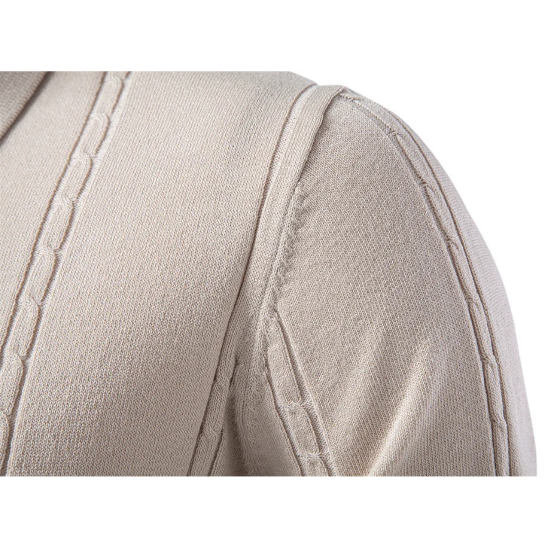 LAURENT MONACO | POLO TEXTURÉ COUPE MODERNE POUR HOMME