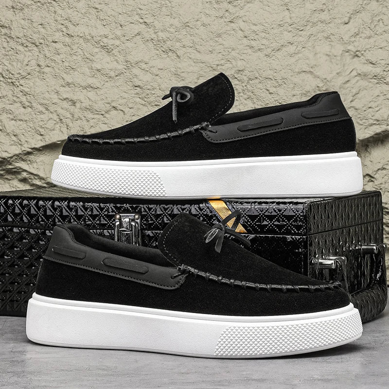 LAURENT MONACO | CHAUSSURES ÉLÉGANTES EN DAIM POUR HOMMES