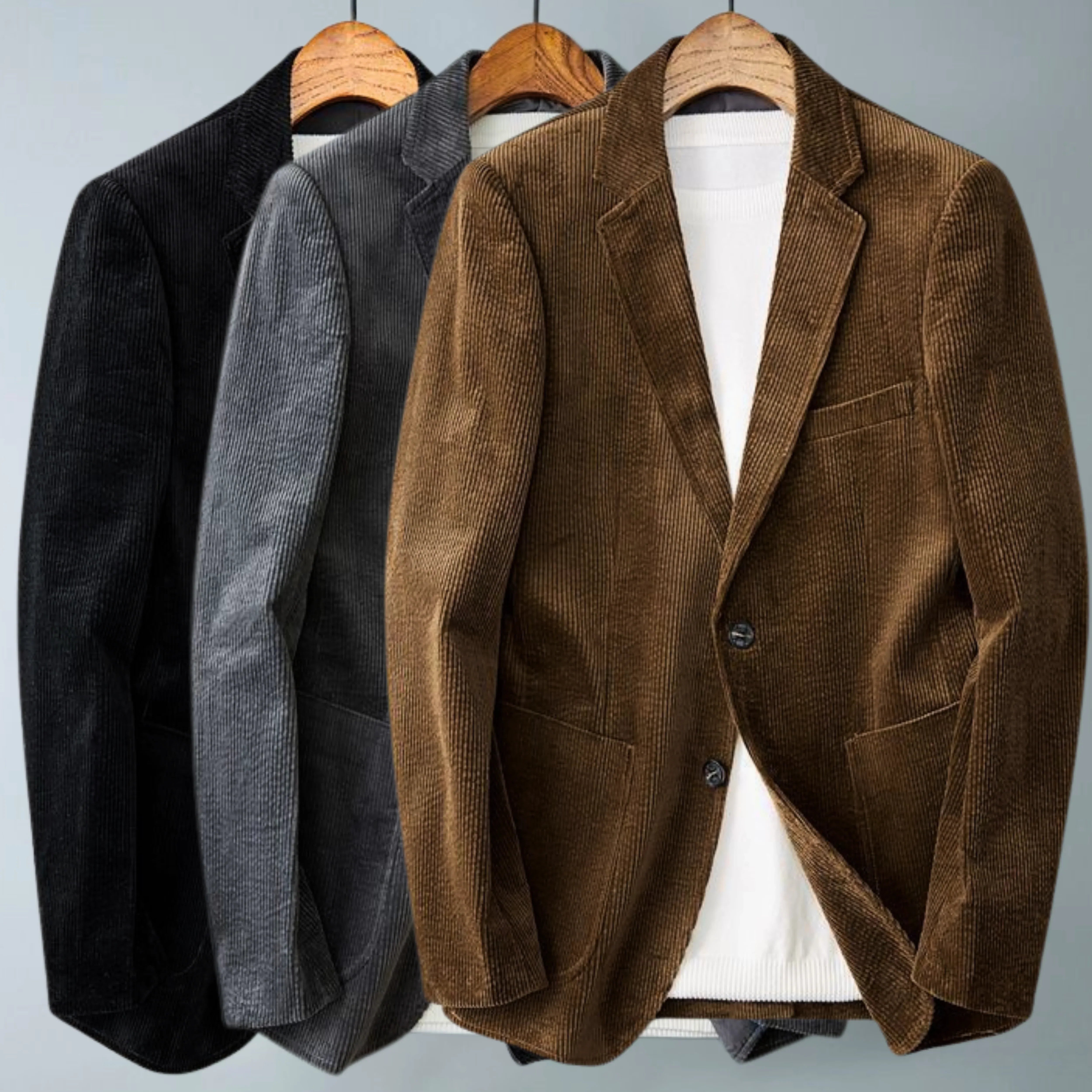 LAURENT MONACO | BLAZER EN VELOURS CÔTELÉ POUR HOMME