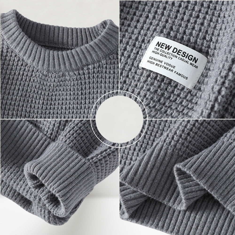 LAURENT MONACO | PULL EN MAILLE ALVÉOLÉE POUR HOMMES