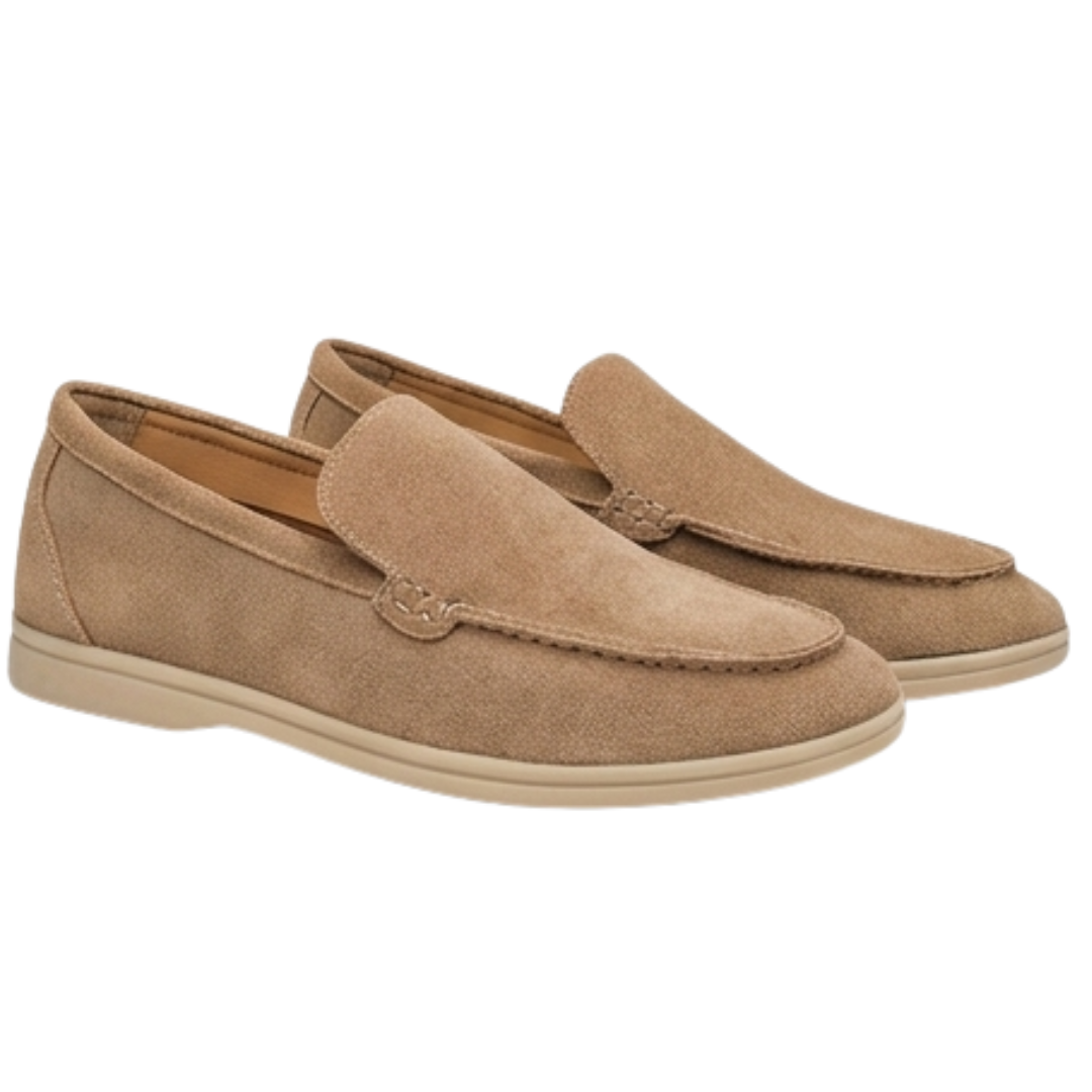 LAURENT MONACO | MOCCASINS EN DAIM CLASSIQUES POUR HOMMES