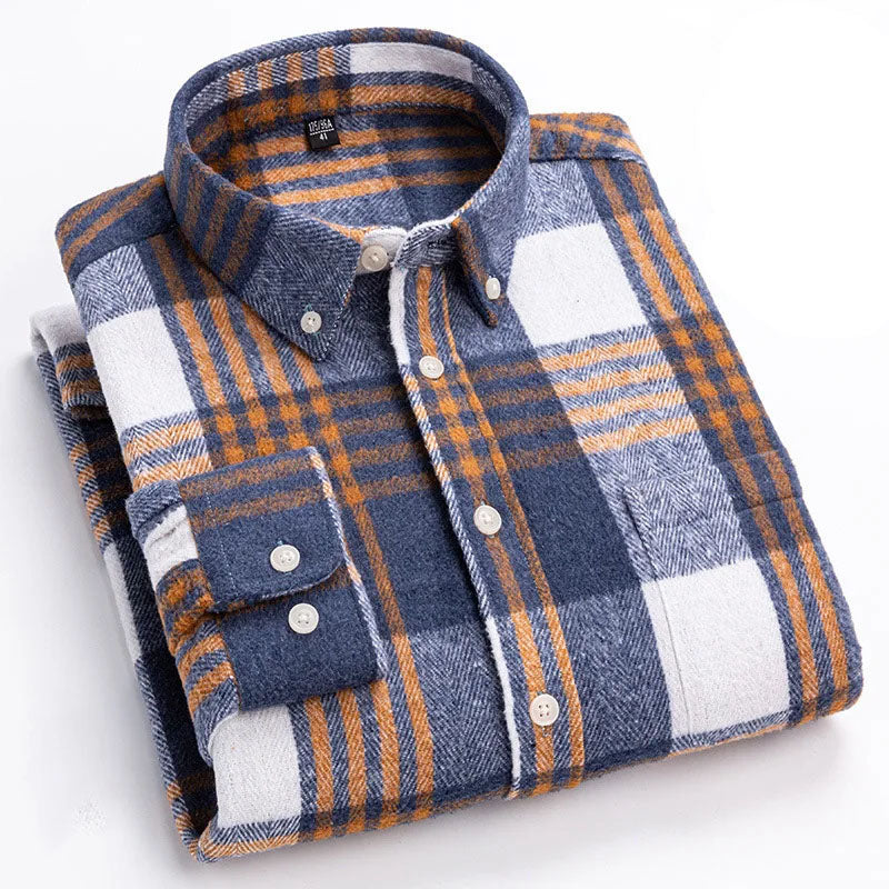 LAURENT MONACO | CHEMISE EN FLANELLE POUR HOMMES