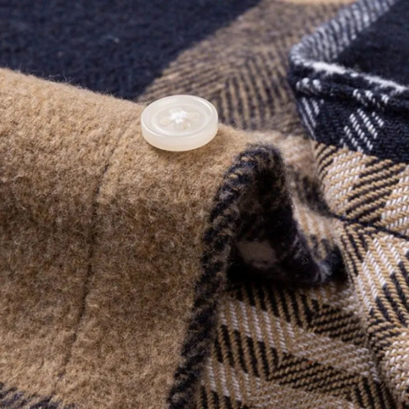 LAURENT MONACO | CHEMISE COSY EN FLANELLE À CARREAUX POUR HOMMES