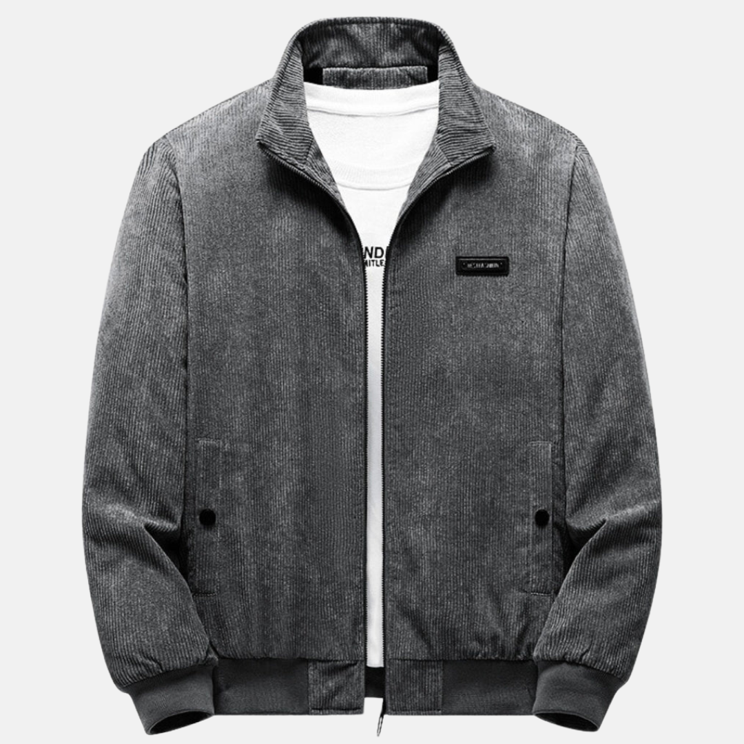LAURENT MONACO | VESTE RÉTRO EN VELOURS COURRU POUR HOMMES
