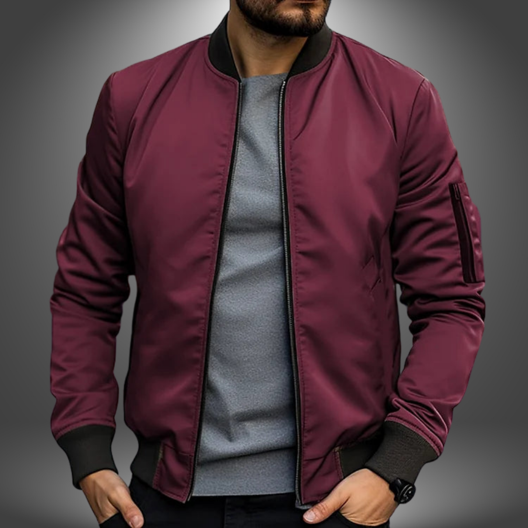 LAURENT MONACO | BOMBER CLASSIQUE ZIPPÉ POUR HOMME