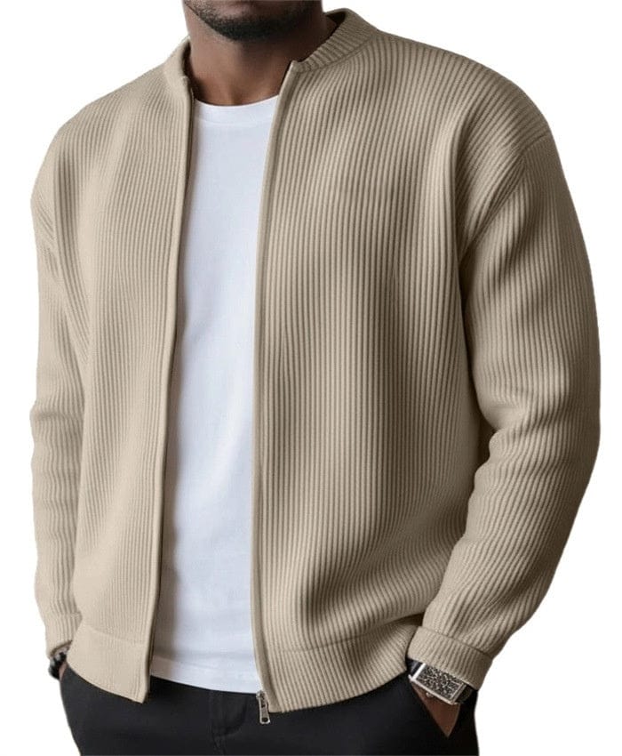 LAURENT MONACO | CARDIGAN À COUTURES COULISSÉES POUR HOMMES