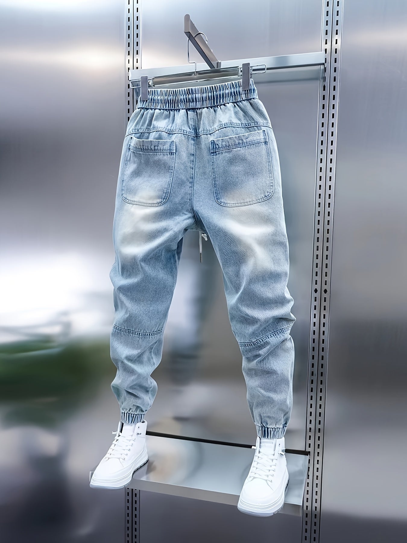 LAURENT MONACO | PANTALON EN DENIM DÉCONTRACTÉ À COUPE AMPLE