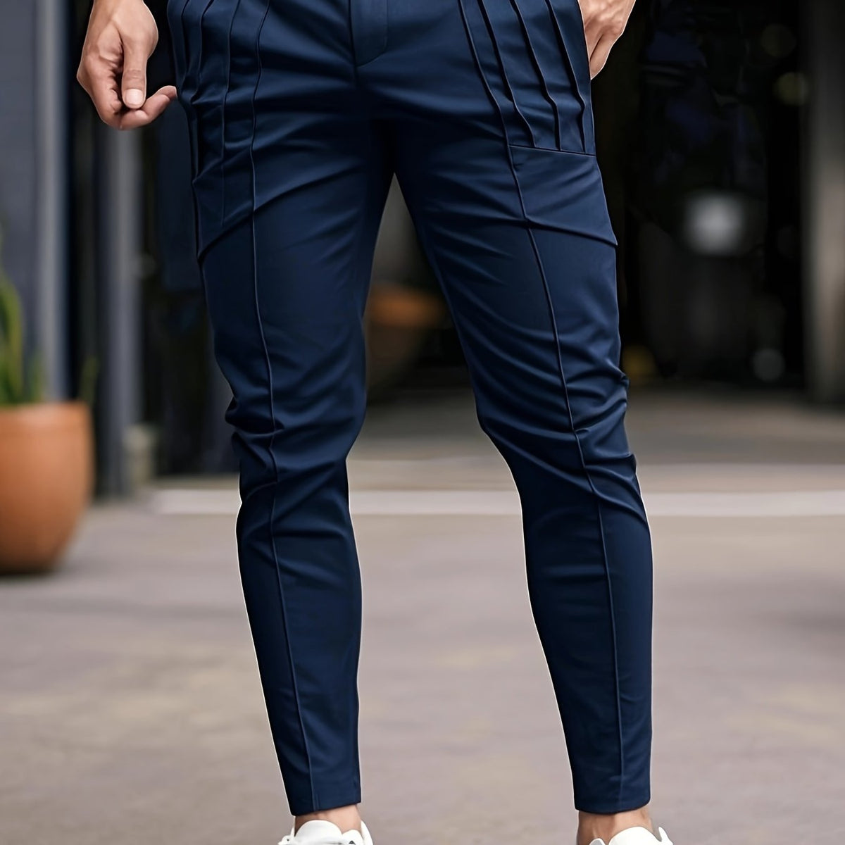 LAURENT MONACO | PANTALON SLIM CASUAL POUR HOMMES