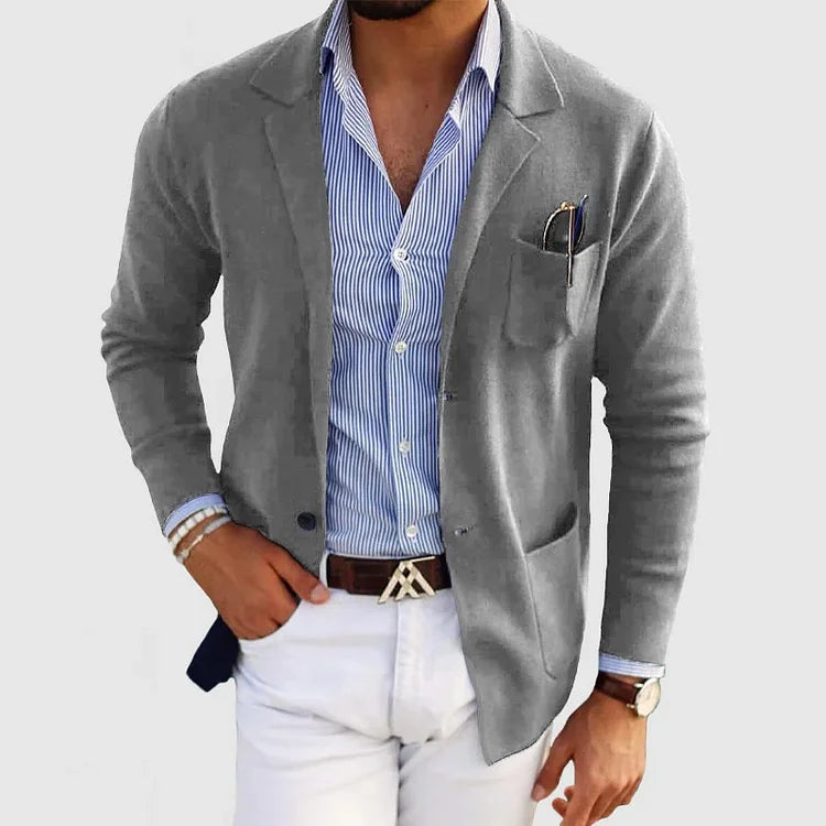 LAURENT MONACO | BLAZER LUXUEUX POUR HOMME EN MATÉRIAU SOUPLE