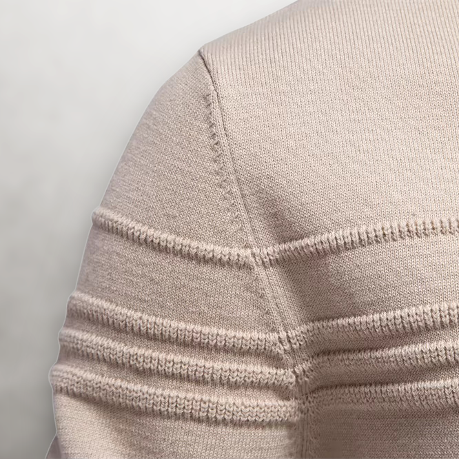 LAURENT MONACO | PULL EN COTON TEXTURÉ POUR HOMMES