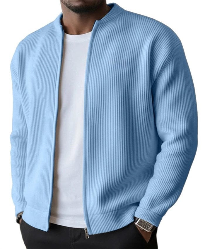 LAURENT MONACO | CARDIGAN À COUTURES COULISSÉES POUR HOMMES