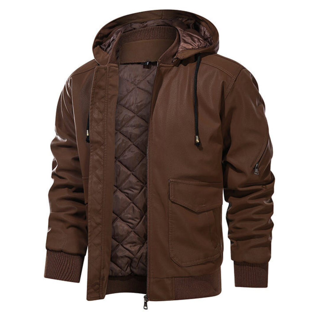 LAURENT MONACO | VESTE EN CUIR SIGNATURE