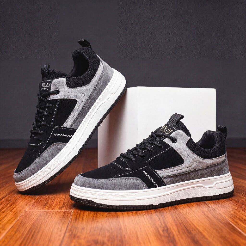LAURENT MONACO | BASKETS SANS LACETS EN CUIR POUR HOMMES