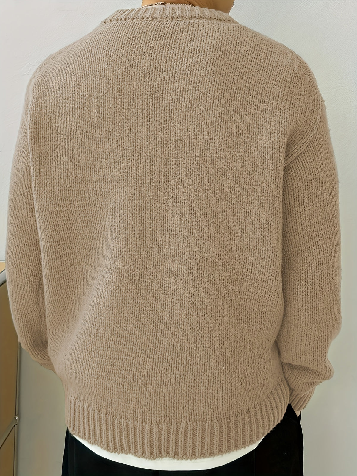 LAURENT MONACO | PULL EN MAILLE À COL ROND POUR HOMMES