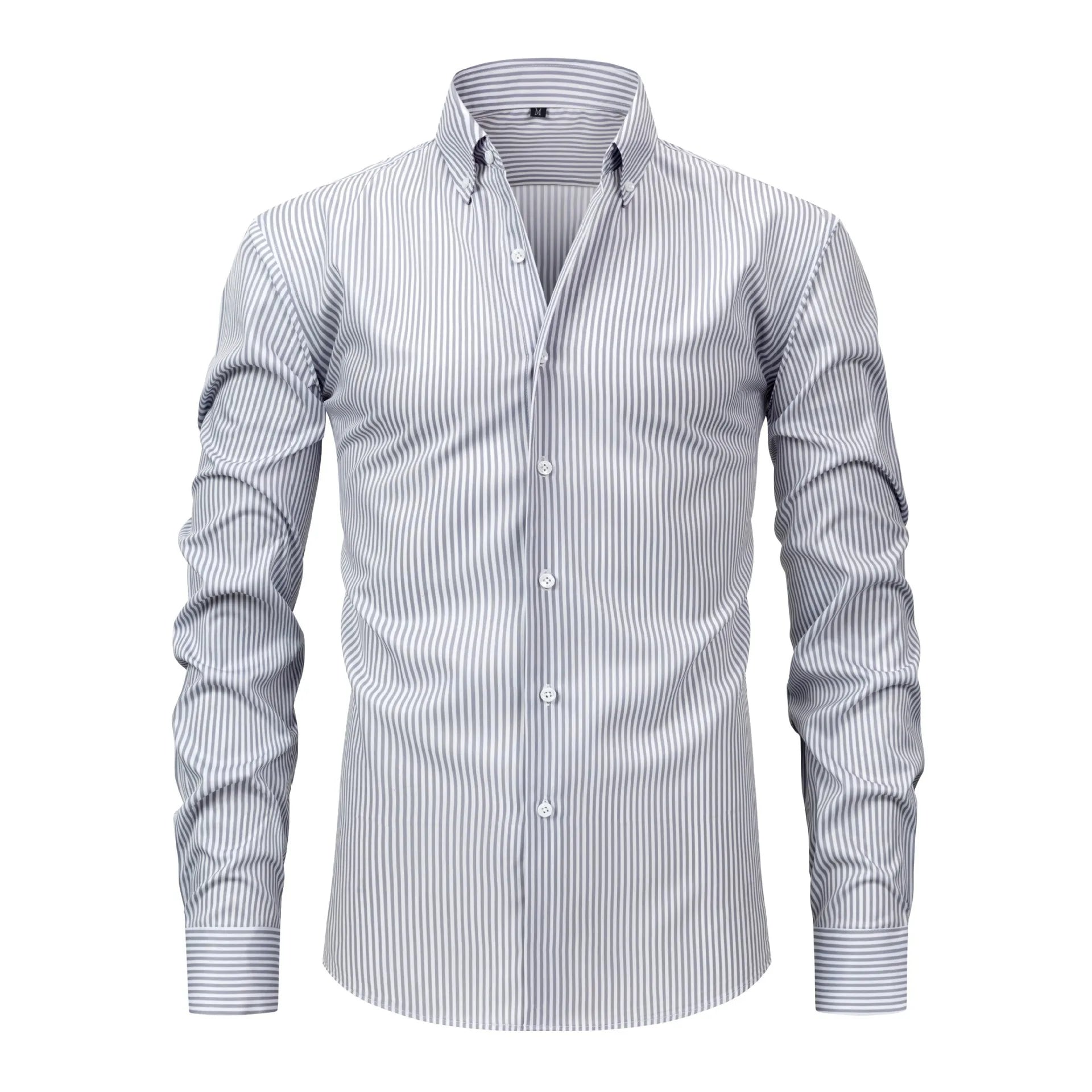 LAURENT MONACO | CHEMISE RAYÉE ÉLÉGANTE POUR HOMMES