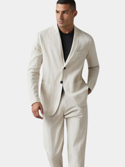 LAURENT MONACO | ENSEMBLE EN LIN ÉLÉGANT