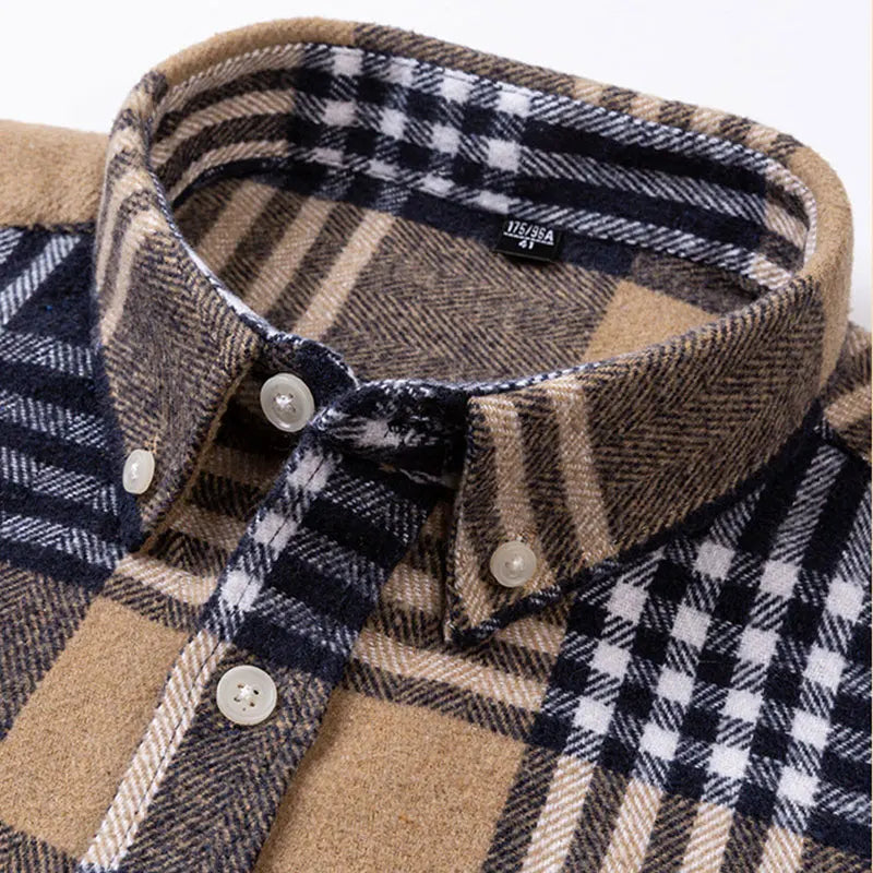 LAURENT MONACO | CHEMISE EN FLANELLE POUR HOMMES