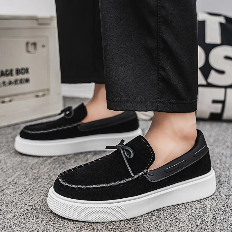 LAURENT MONACO | CHAUSSURES ÉLÉGANTES EN DAIM POUR HOMMES