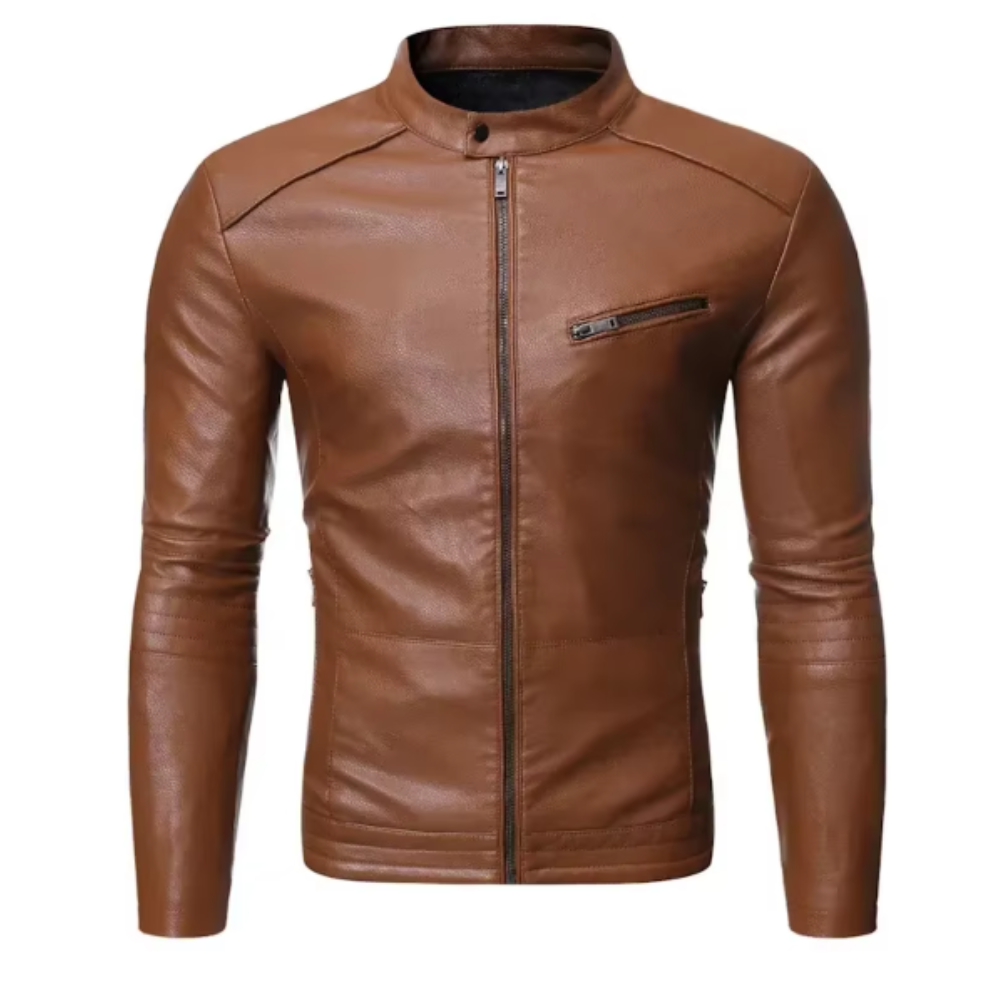LAURENT MONACO | VESTE EN CUIR ÉLÉGANTE POUR HOMME