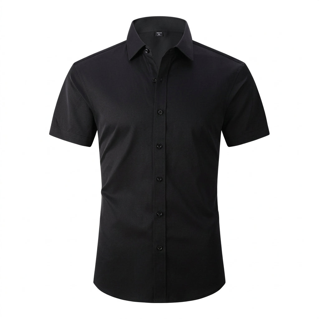 LAURENT MONACO | CHEMISE CHIC À MANCHES COURTES POUR HOMMES