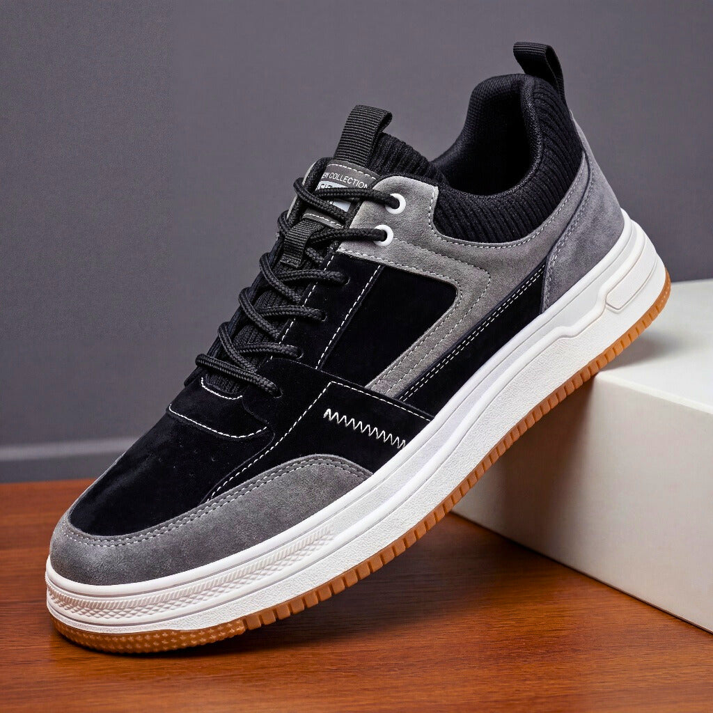 LAURENT MONACO | BASKETS SANS LACETS EN CUIR POUR HOMMES