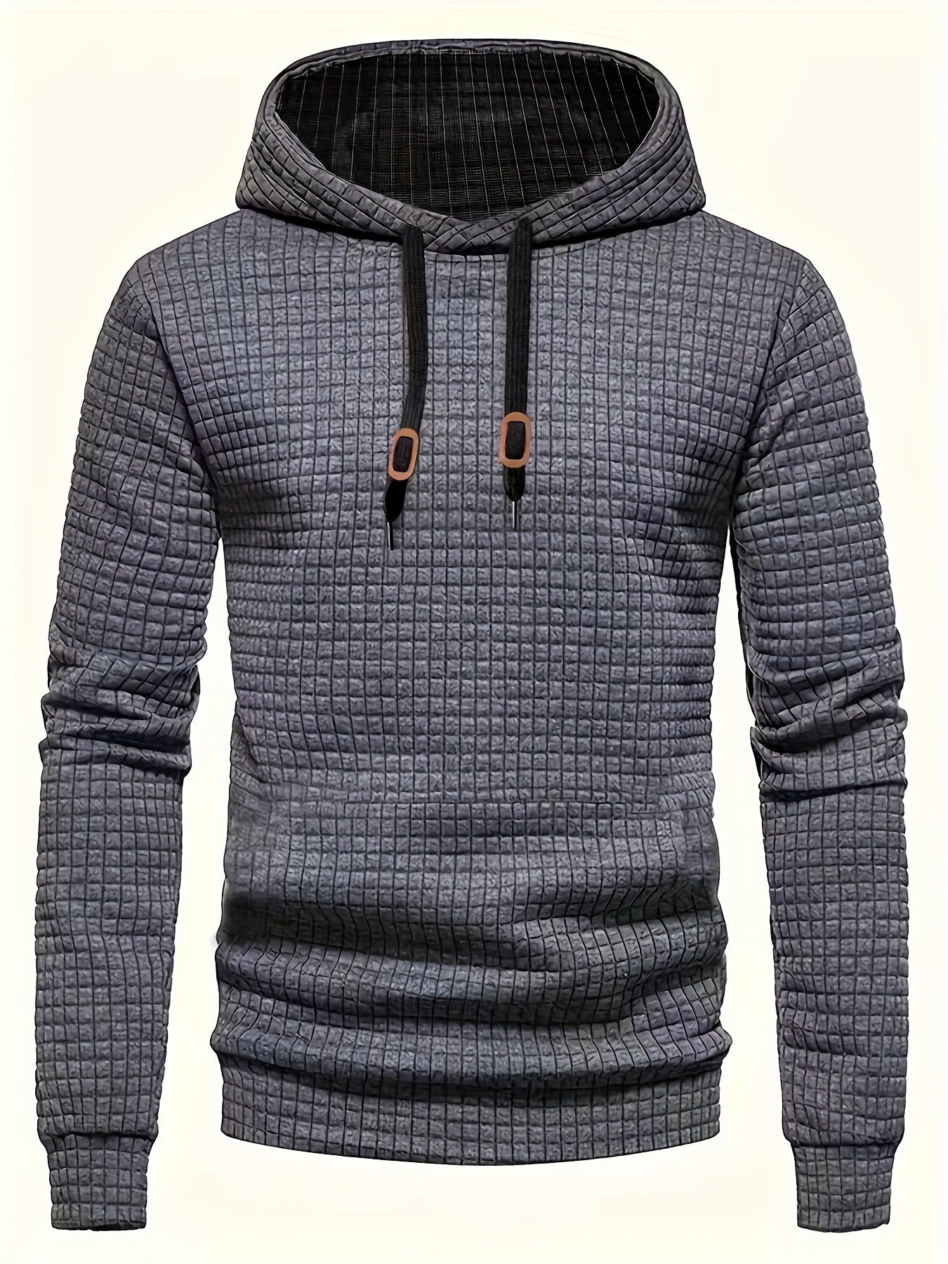 LAURENT MONACO | SWEAT À CAPUCHE À CARREAUX POUR HOMMES