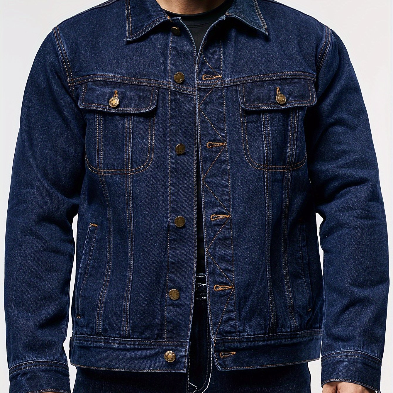 LAURENT MONACO | VESTE DE TRAVAIL EN DENIM POUR HOMMES